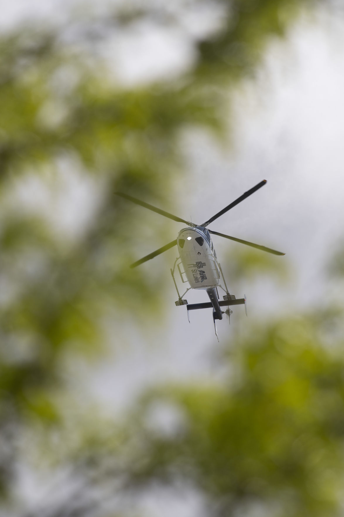 Military fly over at St. Luke's Magic Valley